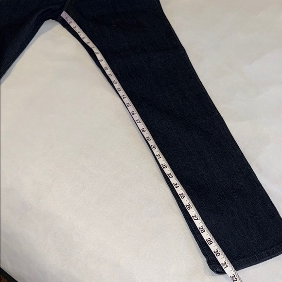 Le Chateau Jeans Dark Blue Denim Boot Cut Jeans - Picture 11 of 14